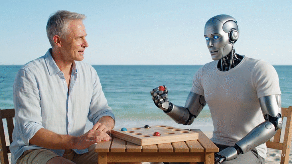 Gioco del Nim tra un umano e Nimplayer